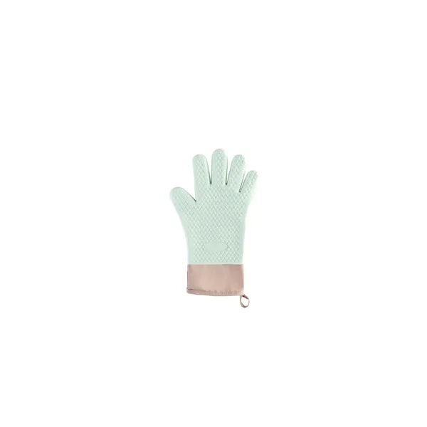 Heat-Resistant Silicone Oven Gloves w/ Cotton Lining