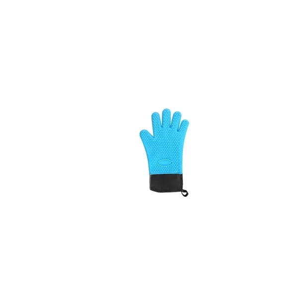 Heat-Resistant Silicone Oven Gloves w/ Cotton Lining