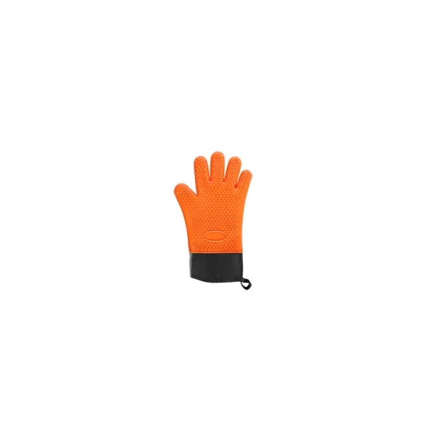 Heat-Resistant Silicone Oven Gloves w/ Cotton Lining