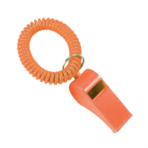 Spiral Bracelet and Keychain Whistle