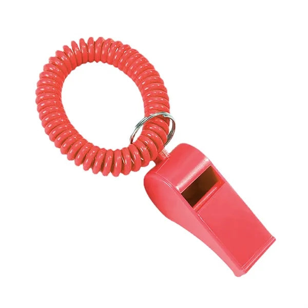 Spiral Bracelet and Keychain Whistle