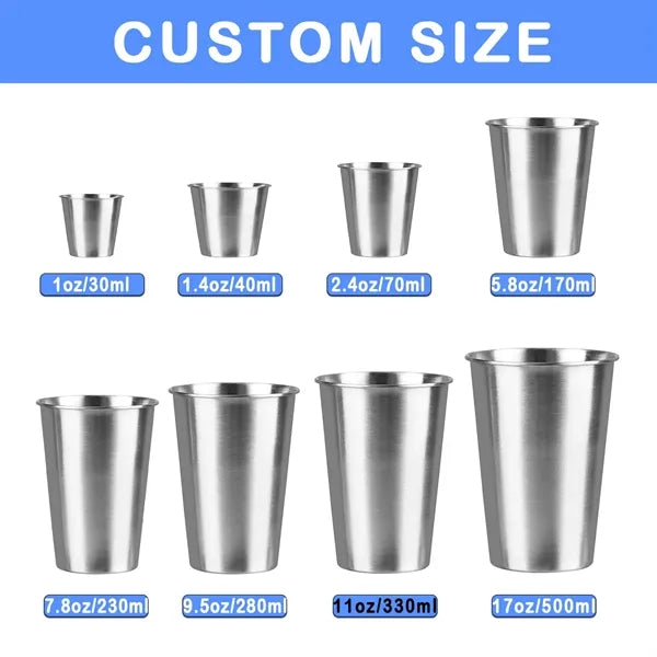 304 Stainless Steel Pint Cup