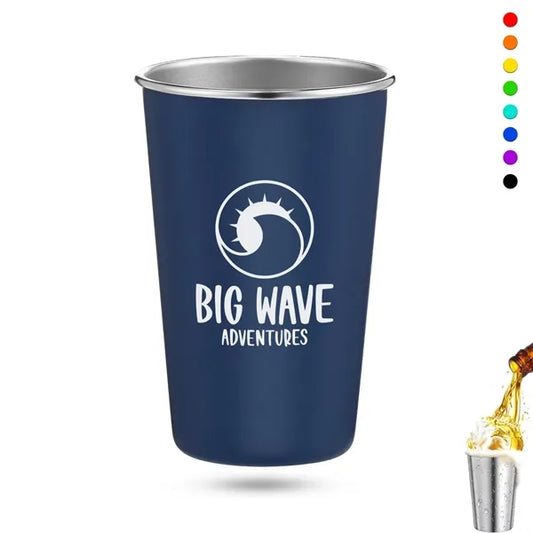 Stainless Steel Pint Glass