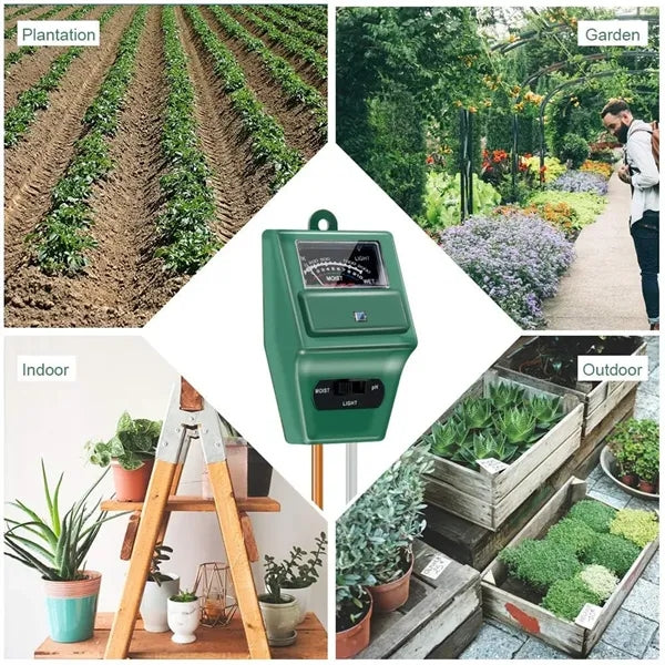 3-In-1 Indoor And Outdoor Soil Meter