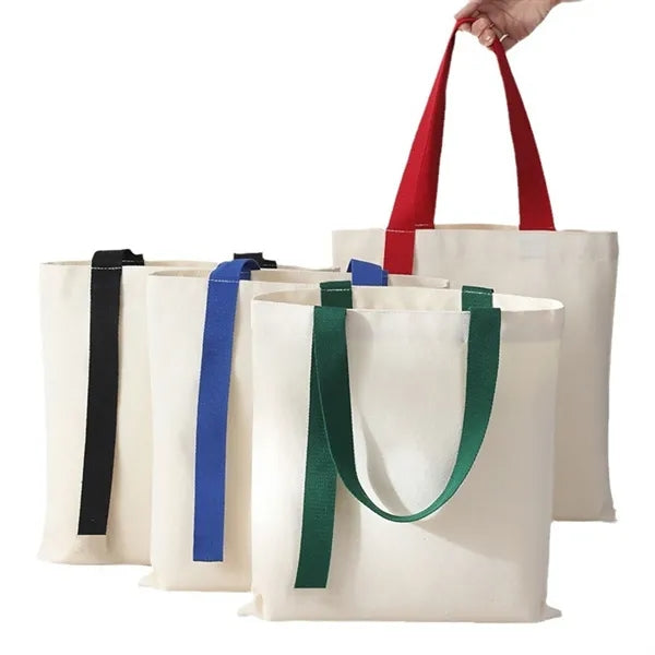 Canvas Tote with Ribbon