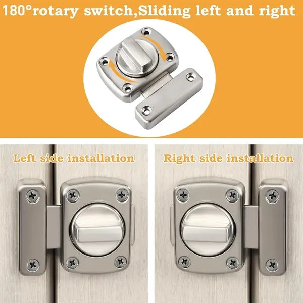 Double Sided Gate Bolt Latches