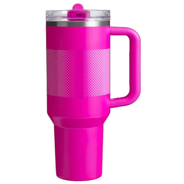 40 OZ Flip Top Straw Tumbler