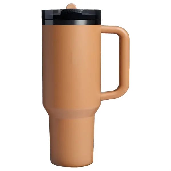 40 OZ Flip Top Straw Tumbler