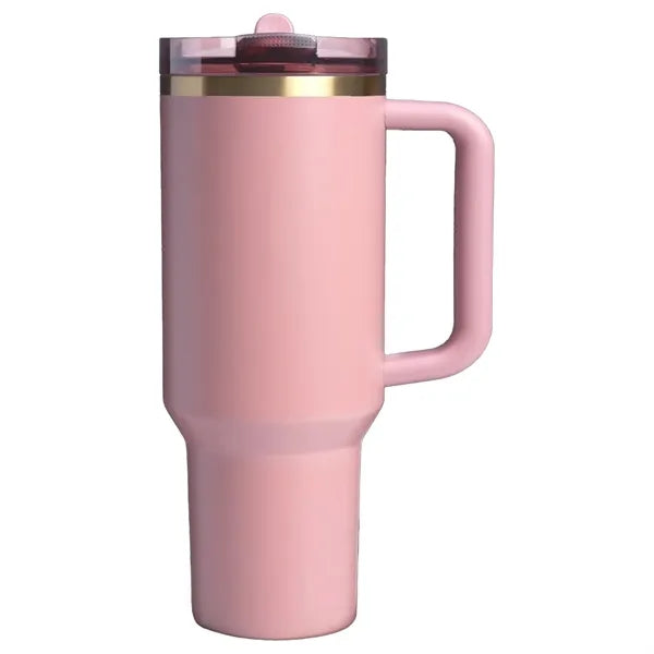 40 OZ Flip Top Straw Tumbler