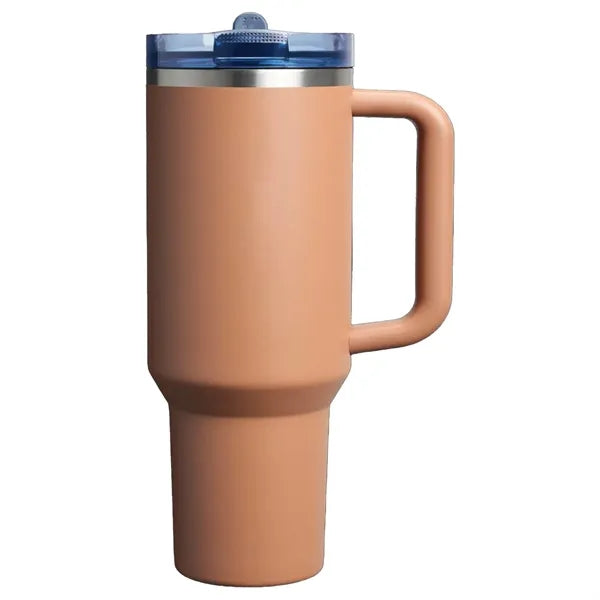 40 OZ Flip Top Straw Tumbler