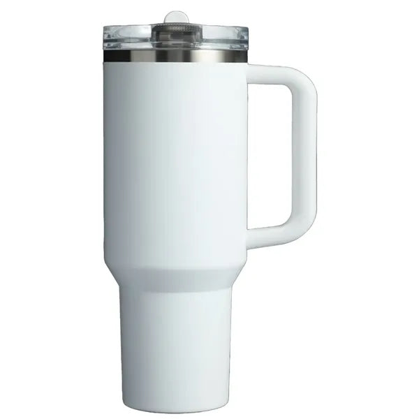 40 OZ Flip Top Straw Tumbler