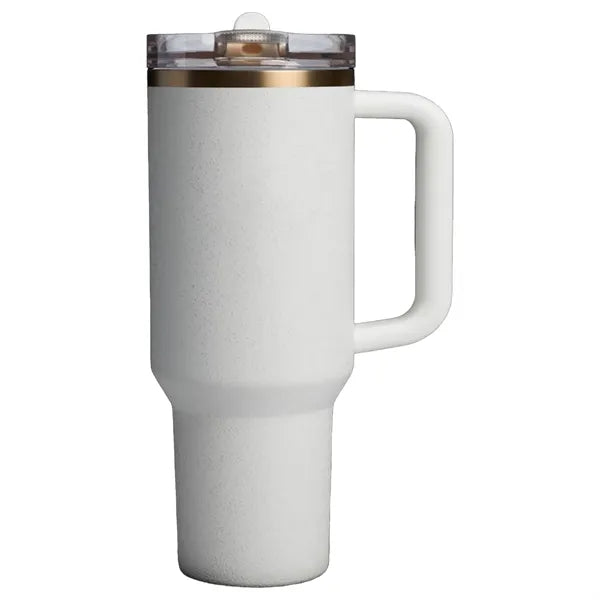 40 OZ Flip Top Straw Tumbler