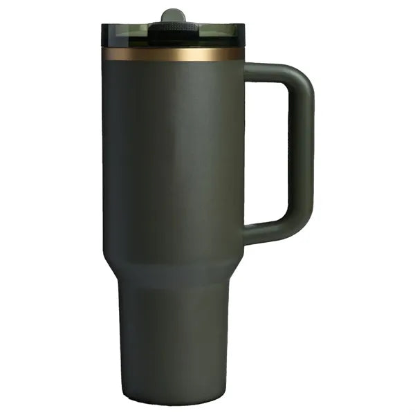 40 OZ Flip Top Straw Tumbler