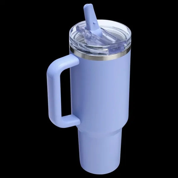 40 OZ Flip Top Straw Tumbler