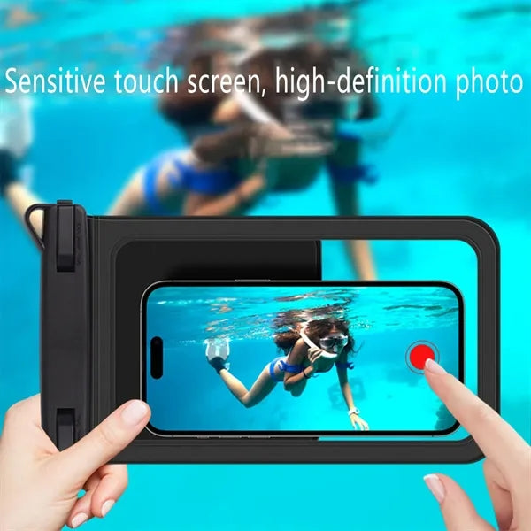 Waterproof Phone Pouch IPX8 Touchscreen for Beach & Swimming