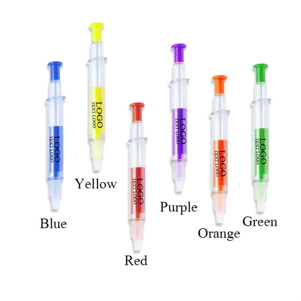 Promo Syringe Highlighter Pens