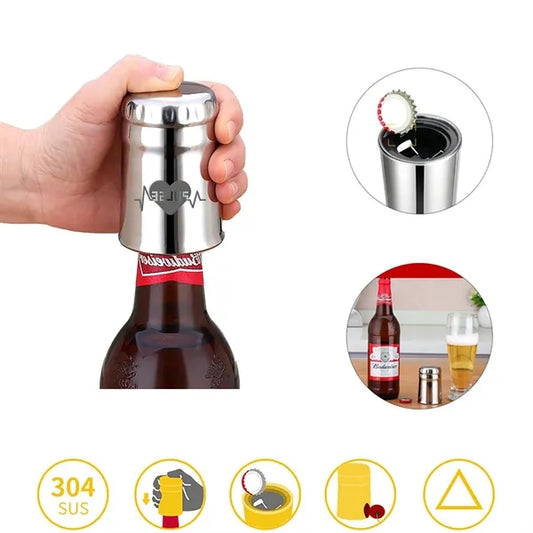 Metal Automatic Bottle Opener - Effortless Opening