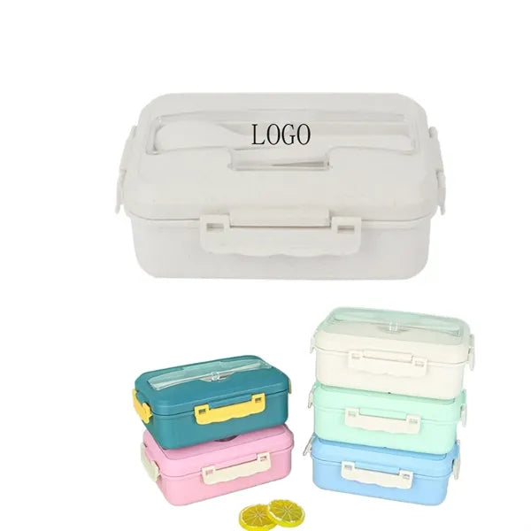 Wheat Straw Divider Lunch Box