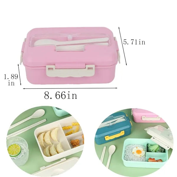 Wheat Straw Divider Lunch Box