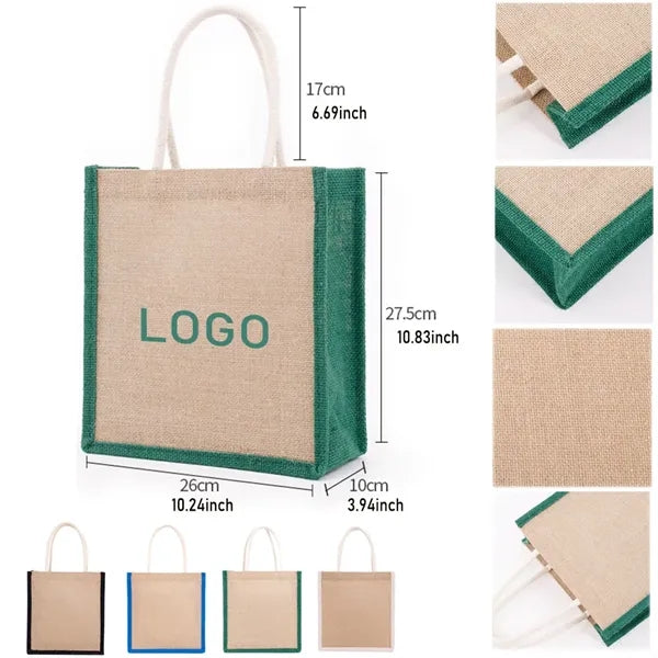 Burlap Tote Bags With Handles