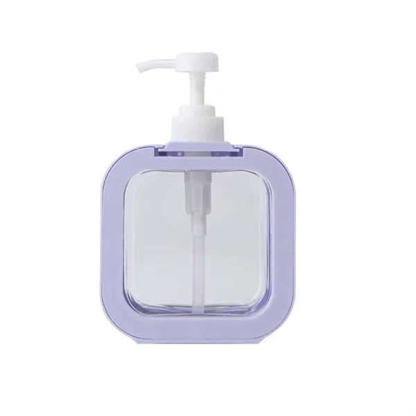 17oz Transparent Lotion Bottle Refillable Pump Dispenser