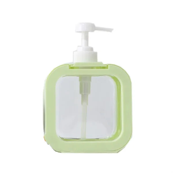 17oz Transparent Lotion Bottle Refillable Pump Dispenser