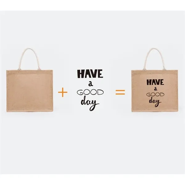 Burlap Tote Bags With Handles