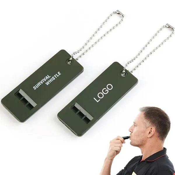 Survival Whistle with Keychain