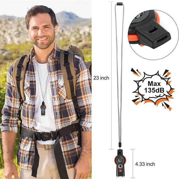 7-in-1 Emergency Survival Whistle