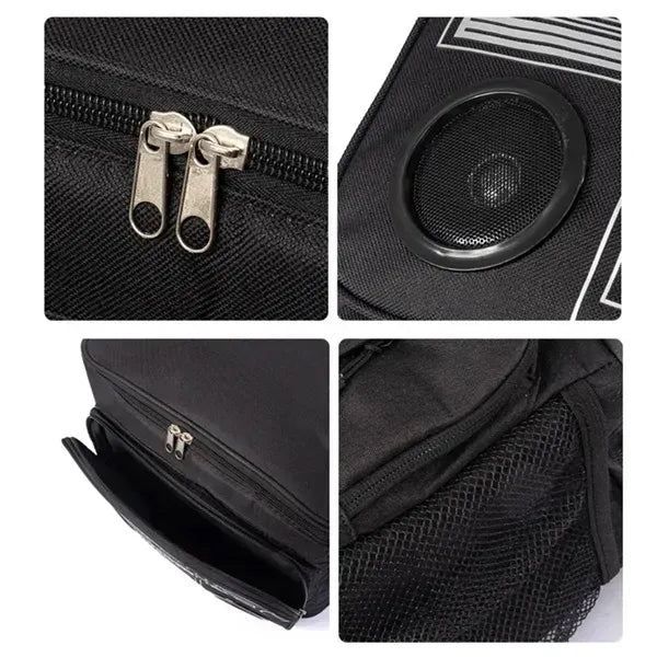 Insulated Tote Beach Cooler Bag with Built in Speakers