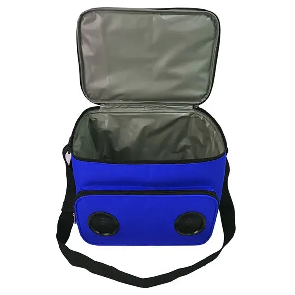 Insulated Tote Beach Cooler Bag with Built in Speakers