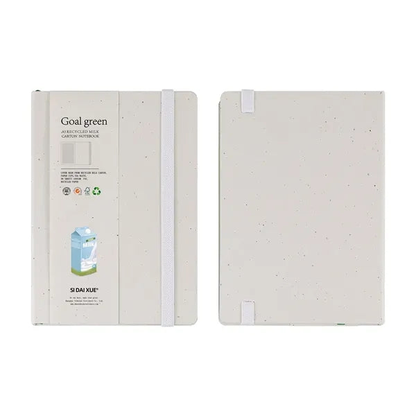 Eco-Friendly A5 Recycled Milk Carton Notebook