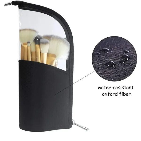 Make-up Brush Holder Organizer Bag with Zipper for Travel