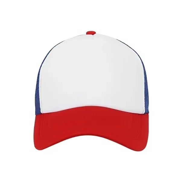 Two-Color Printable Flat Bill Trucker Cap