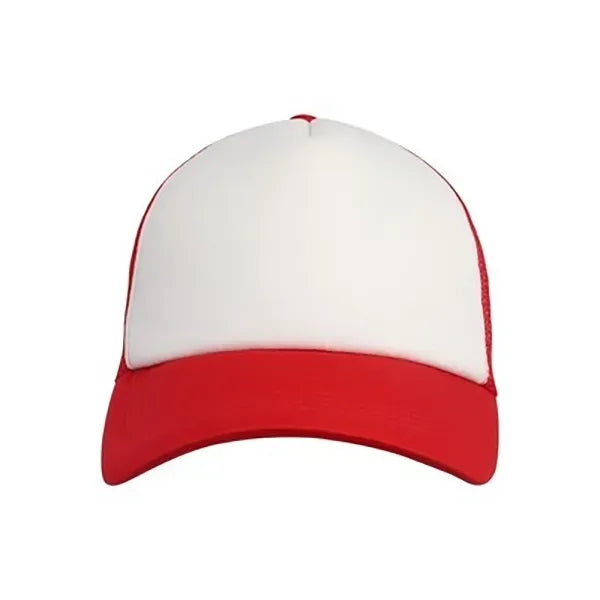Two-Color Printable Flat Bill Trucker Cap