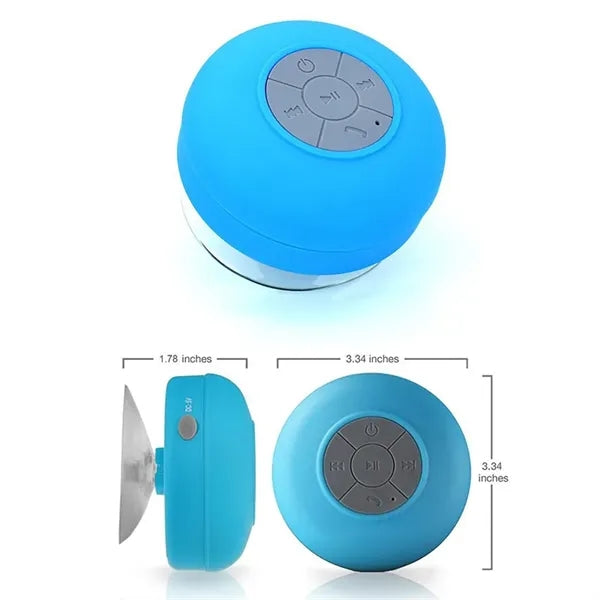 Suction Cup Waterproof Mini Bluetooth Speaker