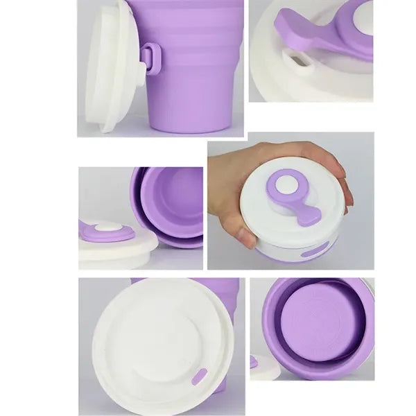 Portable Drinking Folding Travel Mug Collapsible Camping Cup