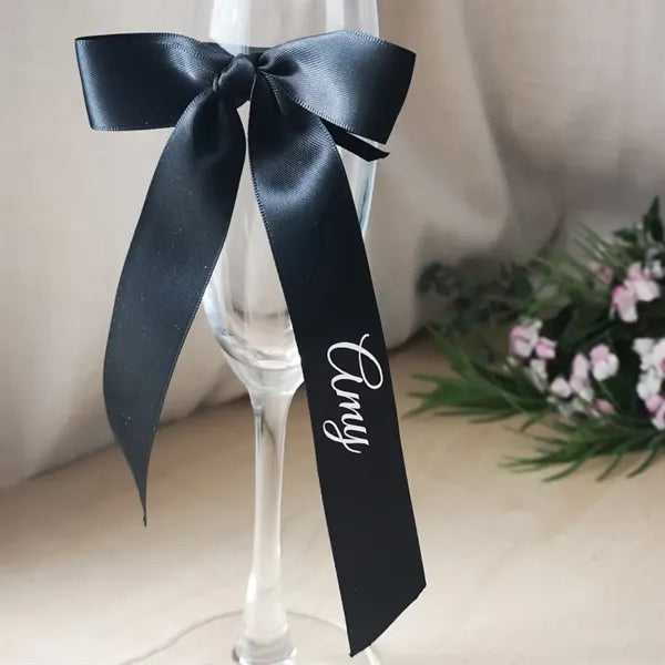 Bow Decoration for Wine Glasses