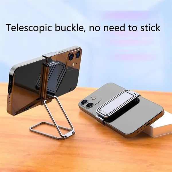 Rotating Metal Phone Stand with Clip Holder
