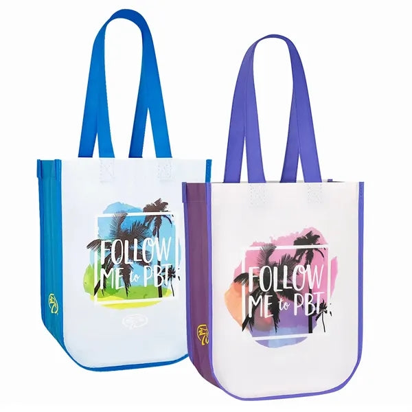 Round-Corner Lululemon Style Laminated Gift Bag 9"x12"x4.5"