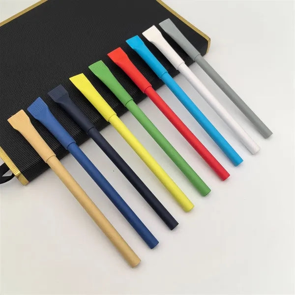 Eco Friendly Paper Tube Pens Custom Logo
