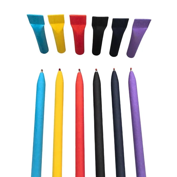 Eco Friendly Paper Tube Pens Custom Logo