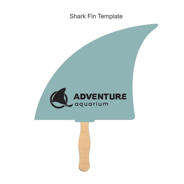 Wooden Handle Paper Fan