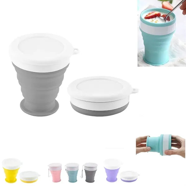 Camping Silicone Collapsible Travel Coffee Cup