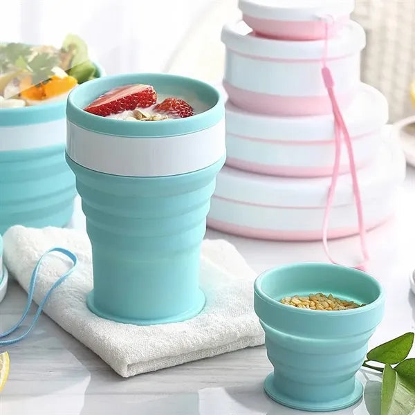 Camping Silicone Collapsible Travel Coffee Cup