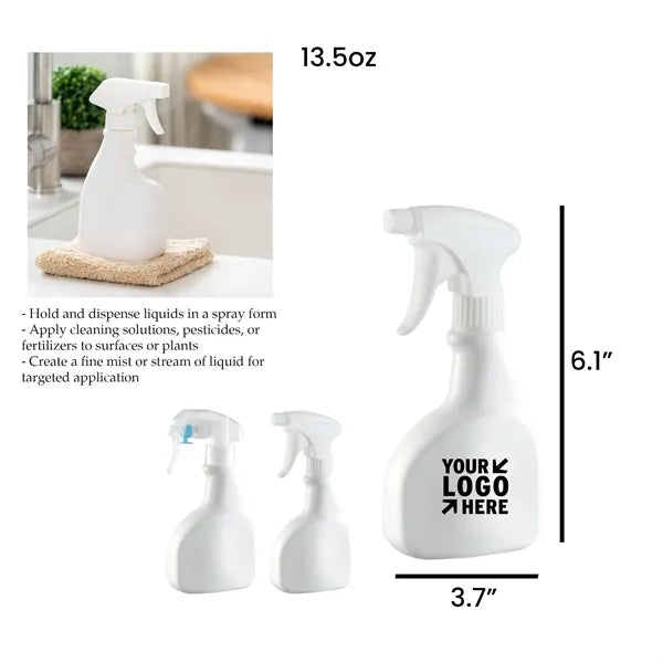 10oz White Plastic Trigger Sprayer