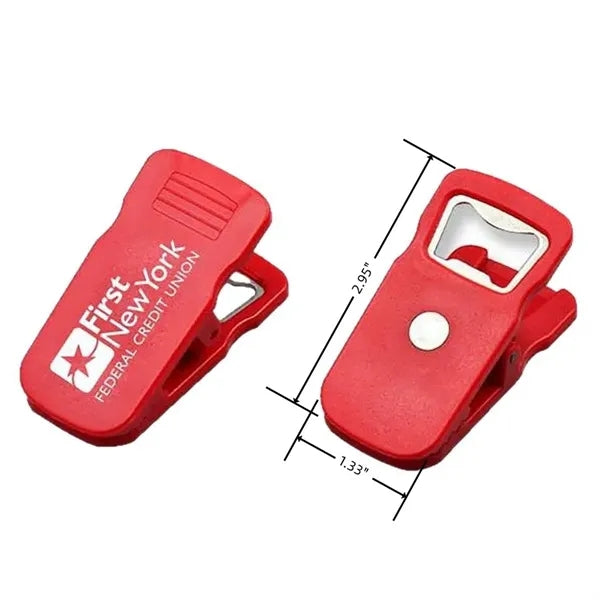 Magnetic clip-Bottle Opener Tool