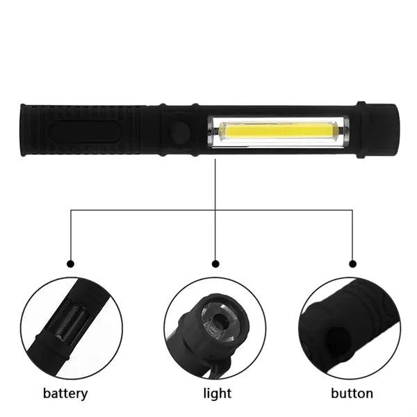 Magnetic LED Flashlight COB Outdoor Light
