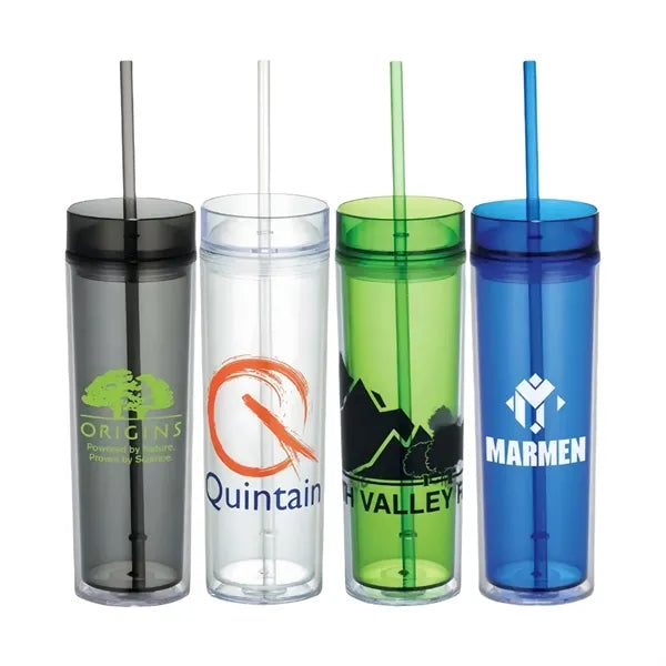 16oz Double Wall Narrow Water Cup