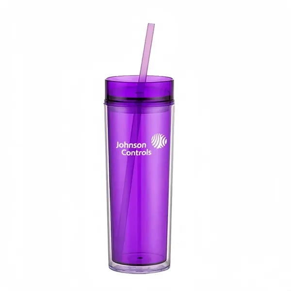16oz Double Wall Narrow Water Cup